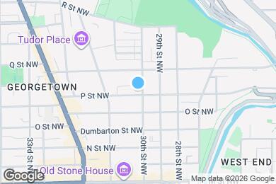 Map image of the property - 3005 P St NW
