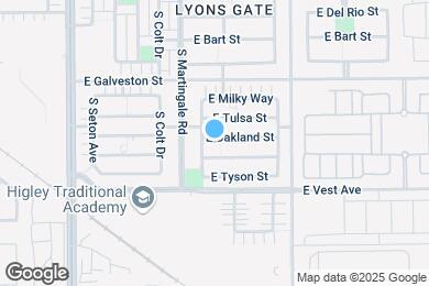 Map image of the property - 3455 E Oakland St