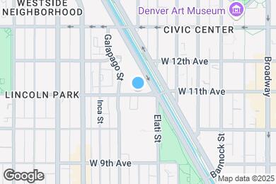 Map image of the property - 601 W 11th Ave
