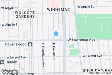 Map image of the property - 4807 N Paulina St