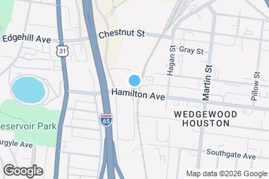 Map image of the property - 700 Hamilton Ave