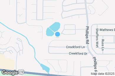 Map image of the property - 6111 Creekford Dr