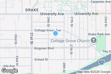 Map image of the property - 2829 Rutland Ave
