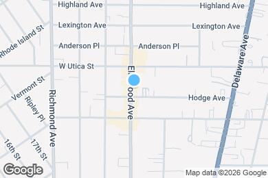 Map image of the property - 485 Elmwood Ave