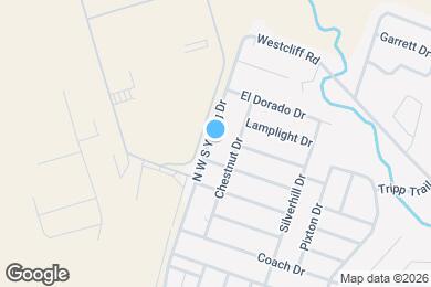 Map image of the property - 2508 N W S Young Dr