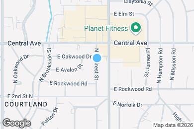 Map image of the property - 368 N Hillcrest St