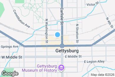 Map image of the property - 18 Carlisle St