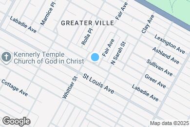 Map image of the property - 4135 Labadie Ave