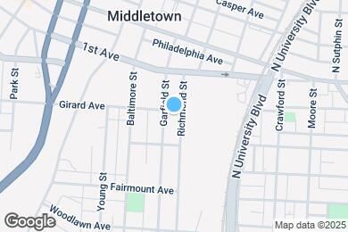 Map image of the property - 201 Garfield St