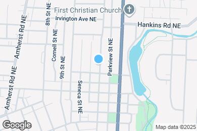 Map image of the property - 863 1/2 11th St NE