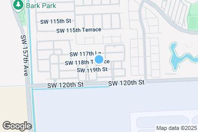 Map image of the property - 11847 SW 153rd Ct