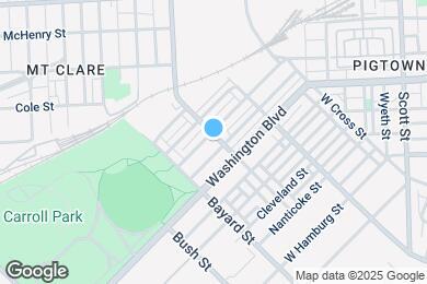 Map image of the property - 1106 S Carey St