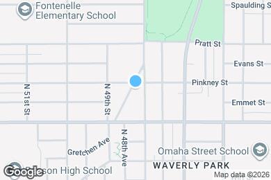 Map image of the property - 3345 N 48th Ave