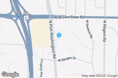 Map image of the property - 8660 N Port Washington Rd