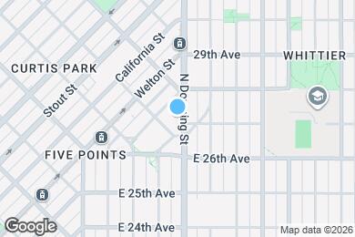 Map image of the property - 2707 N Downing St