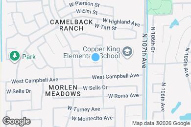 Map image of the property - 10904 W Minnezona Ave
