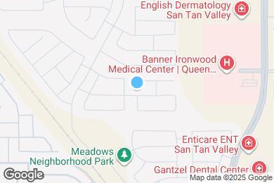 Map image of the property - 480 W White Sands Dr