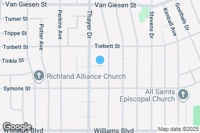 Map image of the property - 1426 Thayer Dr