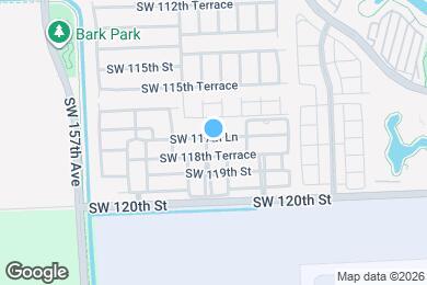 Map image of the property - 11783 SW 153rd Pl