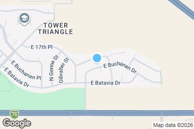 Map image of the property - 20355 E Buchanan Dr