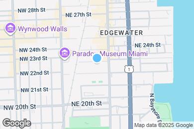 Map image of the property - 162 NE 23rd St