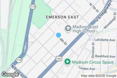 Map image of the property - 108 N 4th St