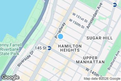 Map image of the property - Room in Shared 4 bed/1 bath home in Hamilton Heights