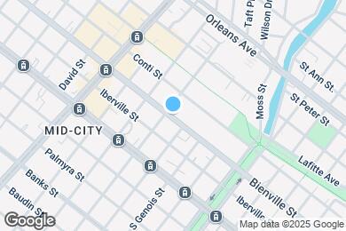 Map image of the property - 3717 Bienville St