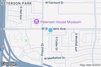 Map image of the property - 3320 S Margo Dr