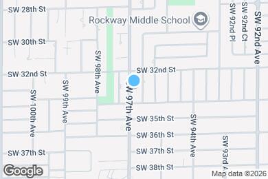 Map image of the property - 3301 SW 97th Ave