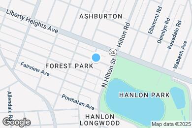 Map image of the property - 3321 W Forest Park Ave