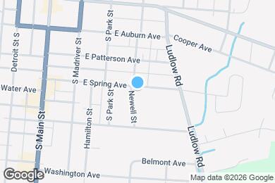 Map image of the property - 404 E Spring Ave