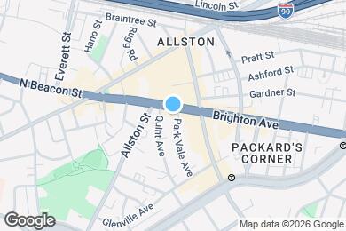 Map image of the property - 178 Brighton Ave