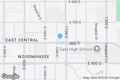 Map image of the property - 1061 E 800 S