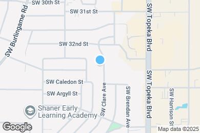 Map image of the property - 3239 SW Clare Ave