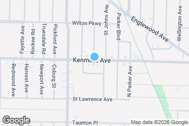 Map image of the property - 636 Kenmore Ave