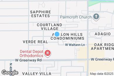 Map image of the property - 3701 W Carol Ann Way