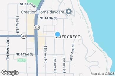 Map image of the property - 3601 NE 145th St