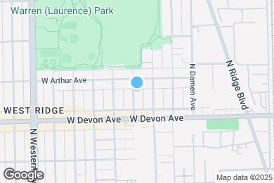 Map image of the property - 6443 N Hamilton Ave