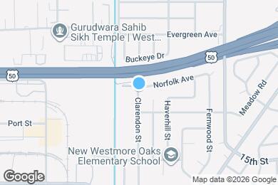 Map image of the property - 1041 Clarendon St