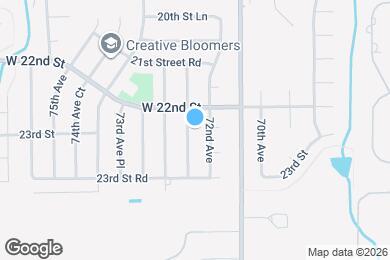 Map image of the property - 2212 72nd Ave Ct