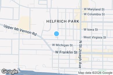 Map image of the property - 2601 W Virginia St