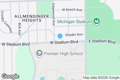 Map image of the property - 520 W Stadium Blvd