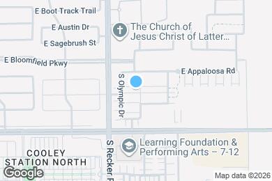 Map image of the property - 4078 E Pinto Dr