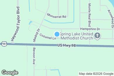 Map image of the property - 8259 Cozumel Ln