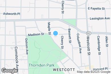 Map image of the property - 1316 Madison St