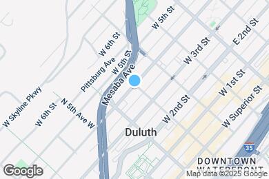 Map image of the property - 323 N 3rd Ave W