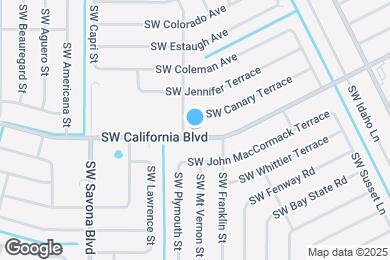 Map image of the property - 1091 SW California Blvd