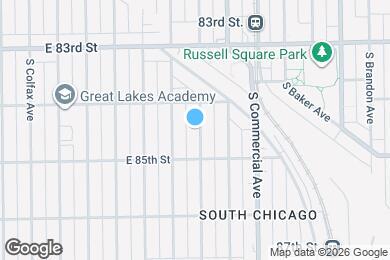 Map image of the property - 8428 S Escanaba Ave