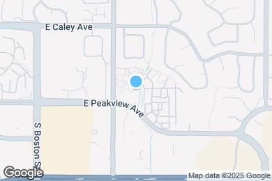 Map image of the property - 9867 E Peakview Ave